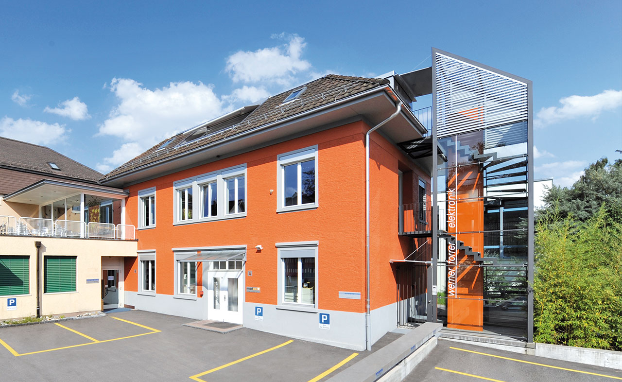 Foto des Gebäudes der Werner Forrer AG in Uster